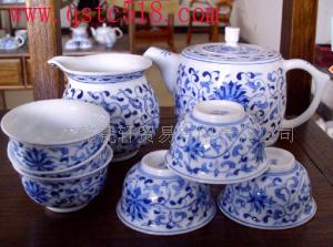 内蒙古专业订做加工茶具定做礼品茶具批发  上海釉里红茶具  深圳釉里红瓷茶具  江苏釉里红茶具