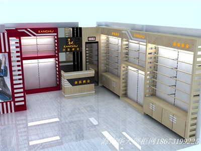 海口展柜货架家具厂Logo