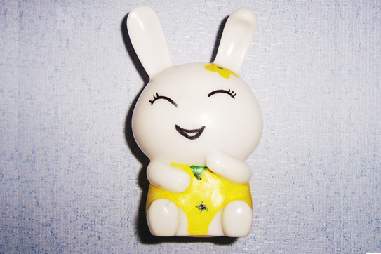 益智玩具 DIY彩绘 兔 白色