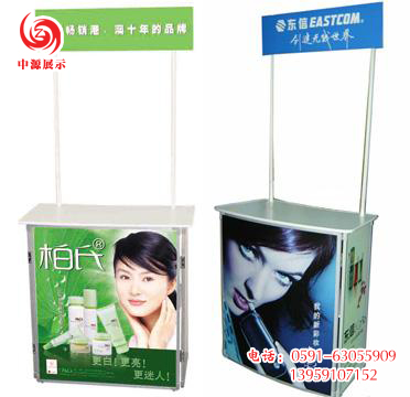促销台，折叠促销台，拉网促销台，铝合金促销台，促销展柜  福州促销台