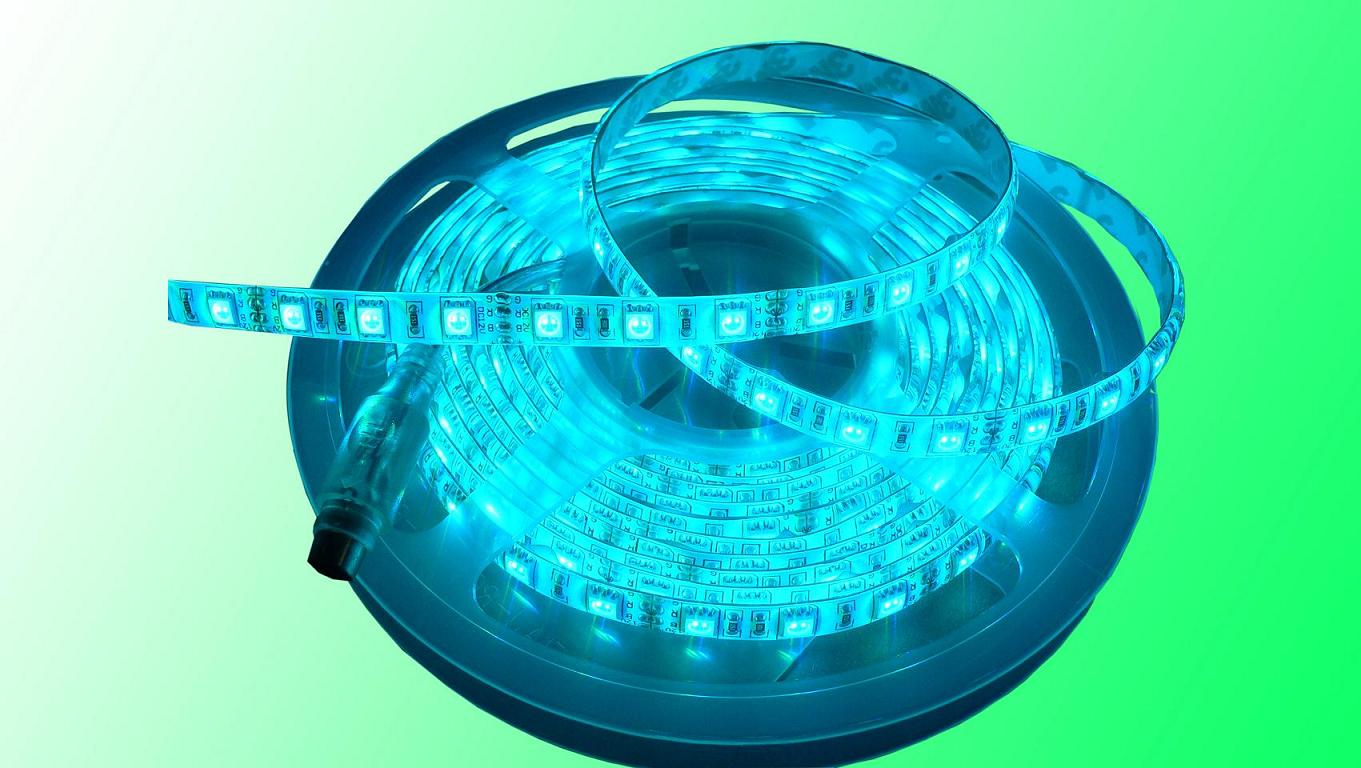 高亮LED软光条60灯上海  LED软灯条  LED贴片灯条