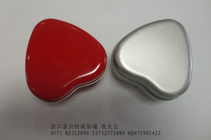 马口铁心形包装铁罐  马口铁盒  马口铁罐  金属包装定制