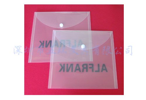 定做PP按扣袋，立体按扣袋，PP文件袋，PP资料袋  定做按扣袋  丝印按扣袋