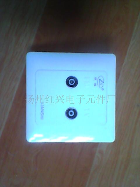 供應(yīng)雙孔用戶盒，終端盒，用戶線，電視線，F(xiàn)頭，擠壓頭，冷壓頭