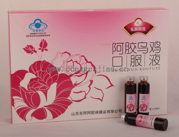 阿胶乌鸡口服液(10支*20ml)  阿胶济南买  济南买阿胶  阿胶专卖