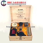 咖啡套装盒  咖啡盒  木质咖啡器具盒