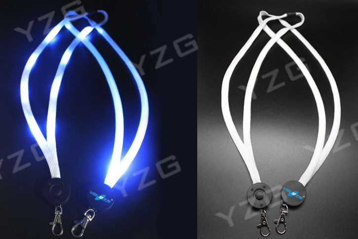 LED发光挂带，工作牌挂带，展会用挂带  证件挂带  LED挂带
