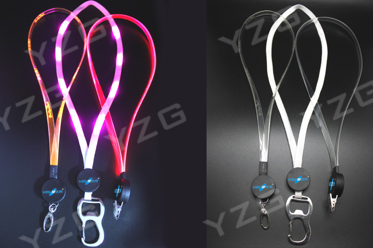 LED发光挂带，工作牌挂带，展会用挂带  证件挂带  LED挂带
